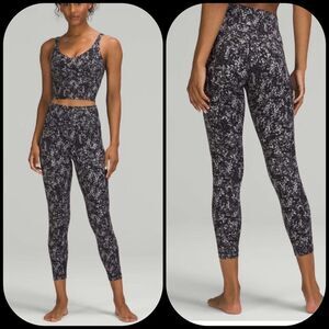 Lululemon Align High-Rise Pant 25" Plus size‎ 20 NWT Blossom Overlay StarlighT